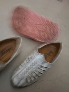 Stylish White Leather Cut-Out Shoes