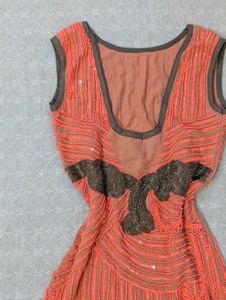 Vintage Beaded Flapper Dress