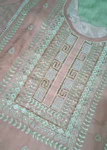 Elegant work Embroidered Salwar Suit