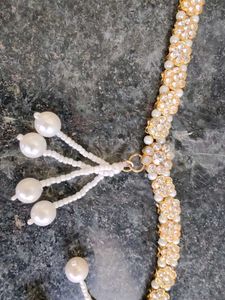 Exquisite Pearl and Crystal Kamarbandh