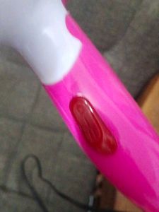 Compact Pink Hair Dryer