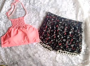 Cute Bikini Set & Shorts