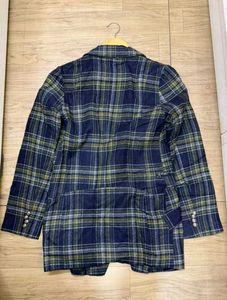 Classic Plaid Blazer Jacket