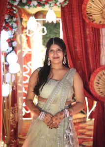 Designer mirror work Lehenga Choli Set