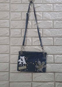 Unique Denim Sling Bag