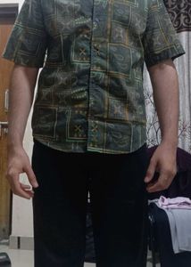 Men's Short Sleeve Printed Shirt