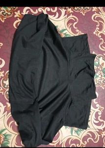 Chic Black Turtleneck Top