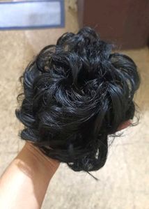 Black Messy Hair Bun Extension