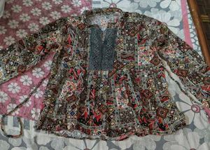 Bohemian Print Peplum Kurta 🩷✨