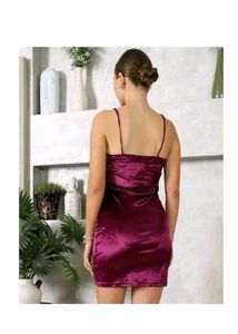 New Cowl Neck Mini Dress