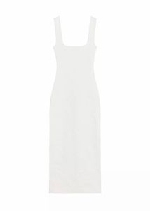 ZARA Square Neck Midi Dress