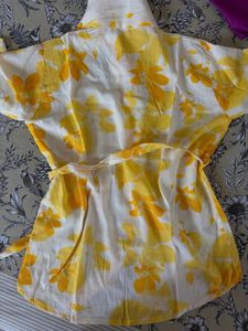 Yellow floral co-ord set