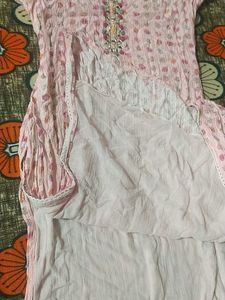 Beautiful Pink Floral Kurta