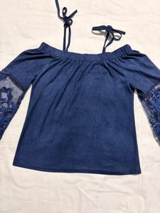 Stylish Women Navy Blue Top