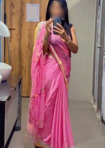 Pink Handloom Saree