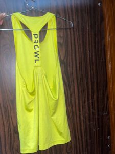 Prowl Neon Yellow Racerback Tank Top
