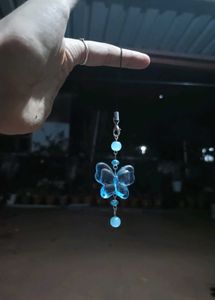 Y2K butterfly phone charm