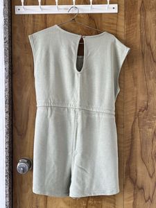 Light Green Sleeveless Romper
