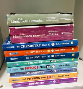 ISC Maths, Chemistry, Physics Books