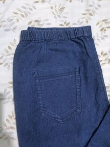 Blue Strechable Jeggings