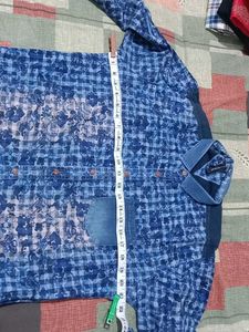 Blue Checkered Long Sleeve Shirt