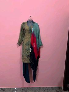 Stylish Printed Kurta Set with Dupatta