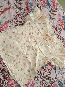 Cute Pajama Top - Eiffel Tower Print