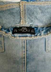 Blue Denim Maxi Skirt