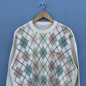 Argyle Pattern Sweater