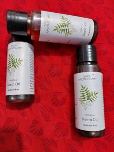 Sage Apothecary Neem Oil 30 Ml Each