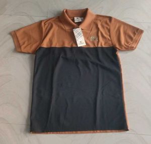 Stylish Two-Tone Polo Shirt