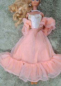 Vintage peaches  and cream Barbie Princess Ballgow