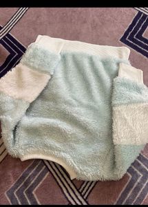 Cozy Fuzzy Sleepy Eye Sweater
