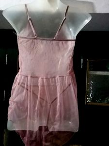 Charming Pink Babydoll Lingerie Set