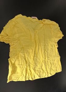 Yellow Button-Down Top