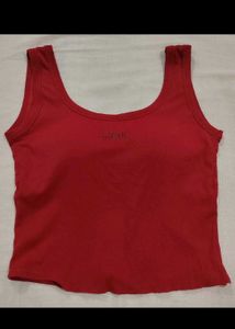 Cute Red "LEGE" Crop Top