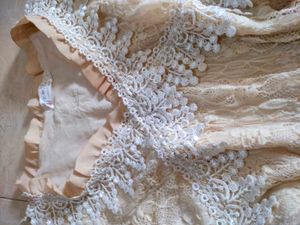 Boho Lace Trim V-Neck Blouse 🪞💌✨🏩