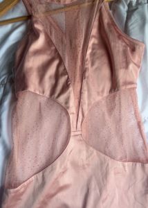 Price Drop Pink Glitter Detail Bodycon Dress