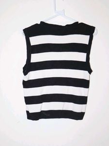 Stripped Korean Sweater Vest
