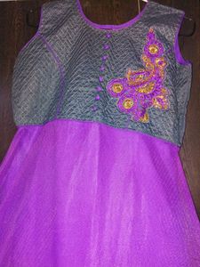 Beautiful Purple Ethnic Gown