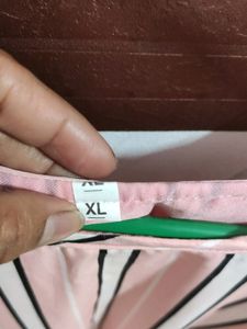Peachy Pink Midi Dress With Belt