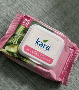 Kara Refresh Wipes - 25 Count