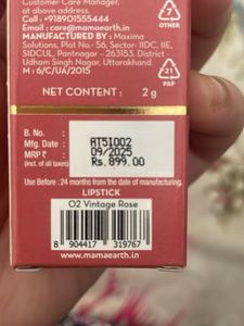 Mamaearth Luxe Matte Long Stay Lipstick