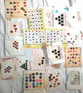 Bindi collection multicolour colourful red black