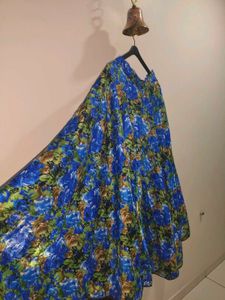 Floral Print Ethnic Skirt