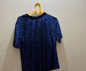 Blue Velvet Short Sleeve Tee