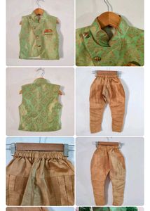 Set Of Kurta Pant N Jacket For Boys