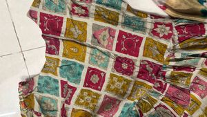 Vibrant Ethnic Kurta Set with Dupatta