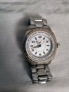 Fastrack Silver Analog Watch