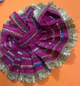 Laddu Gopal Handmade Fancy Dress Whit Cap
